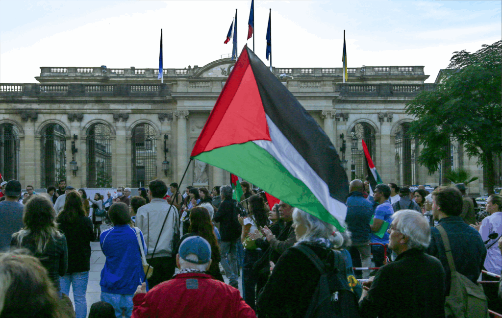 mairie de bordeaux drapeau palestinien
